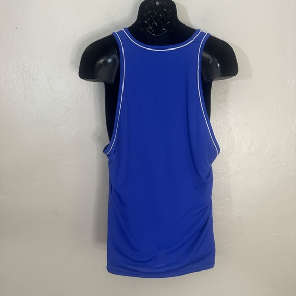 Tulio Tank Top Large Gently worn 100% polyamide pinpoint mesh 21" armpit s - Picture 2 of 3